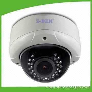 700TVL Vandal-proof IR Dome Camera with 1/3-inch Color Sony Super HAD II CCD